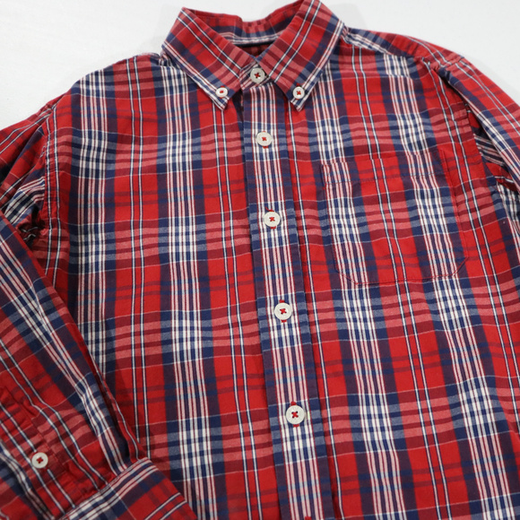 Izod Red Stripe Long Sleeve 7 in Boys